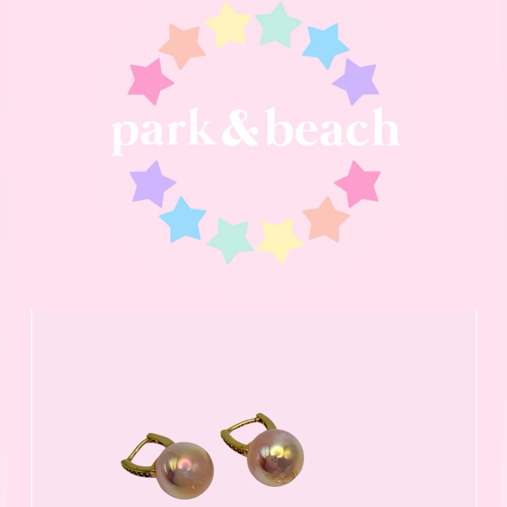 Park + Beach Wicked For Good Glinda Pink Bubble Earrings (1 Set)